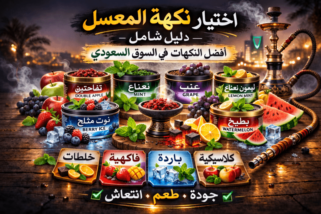 أفضل أنواع المعسل