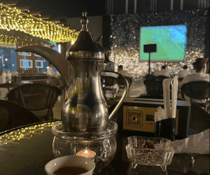 القهوة عربية في لاونج ومطعم ار تو الطائف